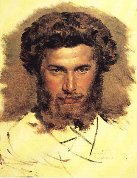 Портрет Архипа Куинджи [Виктор Васнецов, 1869]