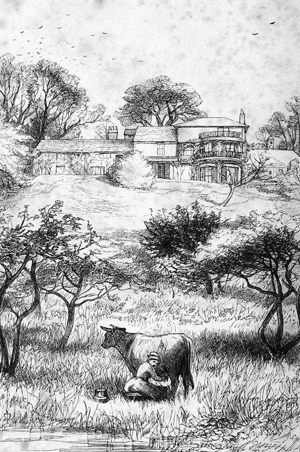 Orley Farm. Frontispiece to the first edition [John Everett Millais]